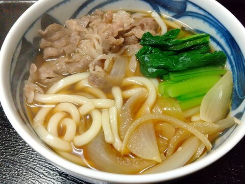 野菜たっぷり肉うどん